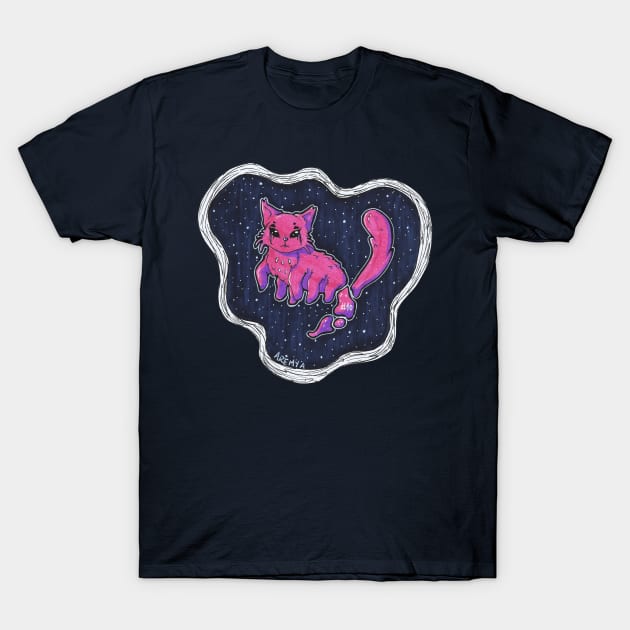 SPACE CAT T-Shirt by Aremia17